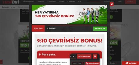 Restbet Girişi Bonus Nasıl Alınır